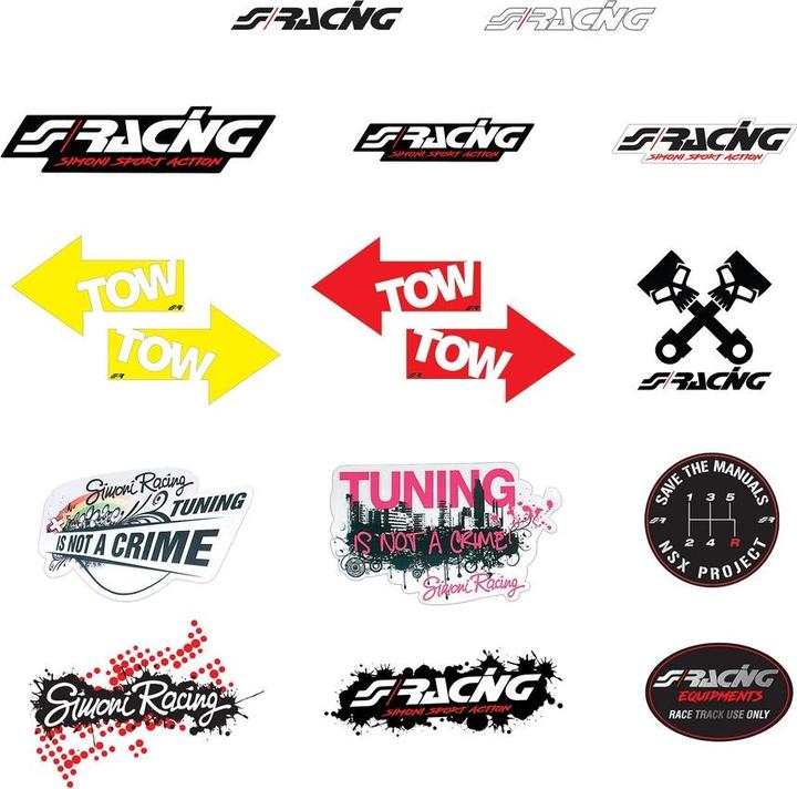 Produktbild Simoni Racing Aufkleber