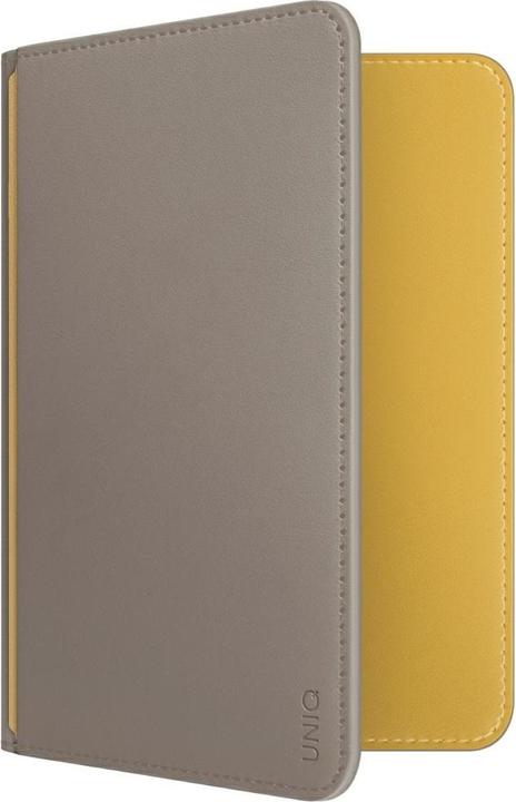 Uniq Belmont RFID Blocking Passport Case - Grey/Yellow