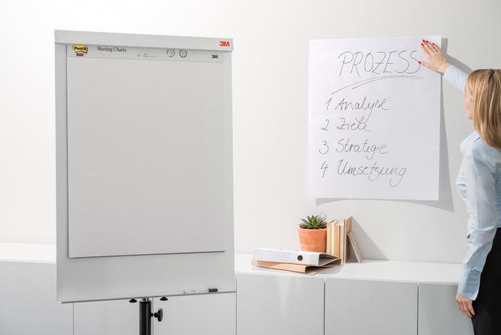 Immagine prodotto 3M Post-it? Tabella riunioni Super Sticky, autoadesiva, bianca (63,5 x 77,5 cm)