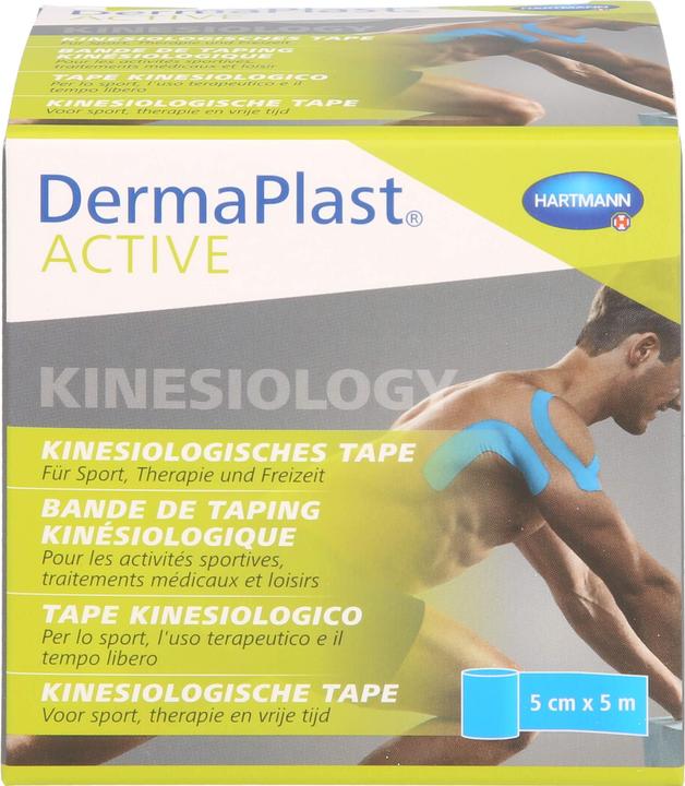 Actual product image Hartmann DermaPlast Active Kinesiology Tape blue 5cm x 5m, 1 pc (5 m)