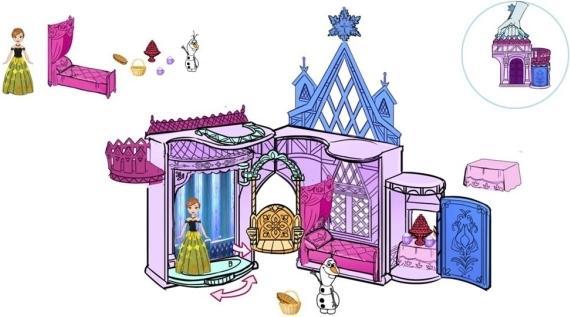Actual product image Disney Frozen STORYTIME STACKERS™ Anna's Arendelle Castle