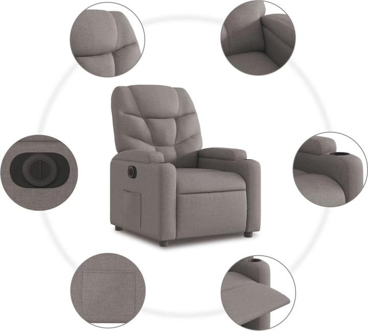 Produktbild VidaXL Relaxsessel mit Aufstehhilfe Elektrisch Stoff