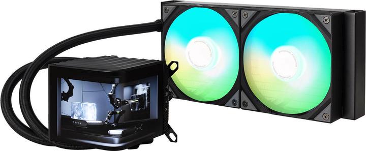 Actual product image TRYX PANORAMA complete water cooling system, ARGB - 240 mm, black