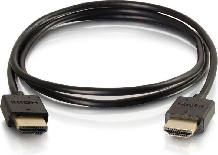 Actual product image C2G 0.6m Ultra Flexible High Speed HDMI Cable with Low Profile Connectors (0.60 m, HDMI)