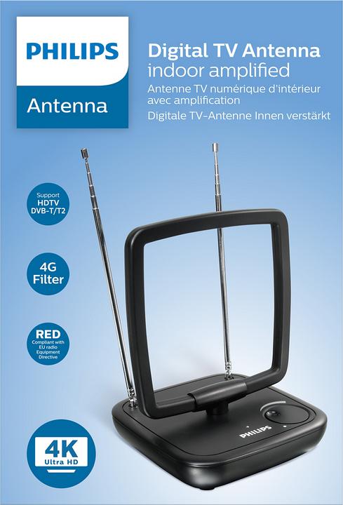 Produktbild Philips SDV5120/12 UHF/VHF/FM-Antenne (Parabolantenne, 36 dB, DVB-S / -S2, LTE, WiMAX, 3G / 2G / GSM)