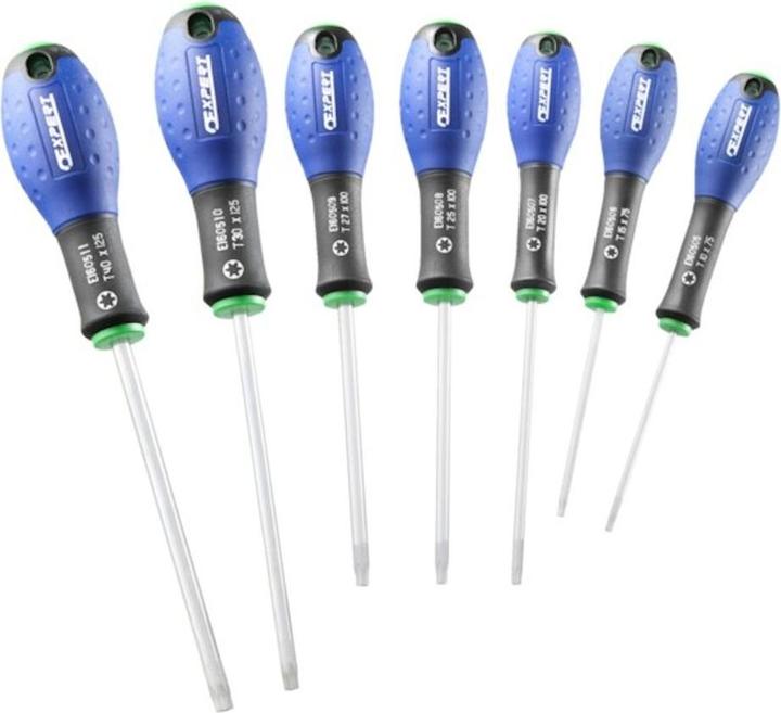 Image du produit Jeu De7 Tournevis - Torx (Pin-torx)