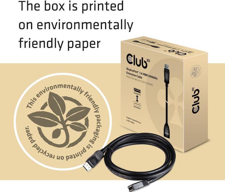 Produktbild Club 3D DisplayPort — DisplayPort (2 m, DisplayPort)