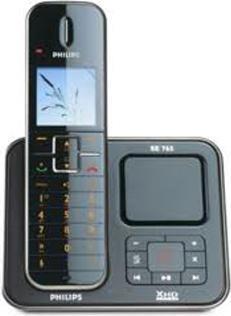 Philips SE7651B/38 DECT Telefon, mit Anrufb. Schwarz