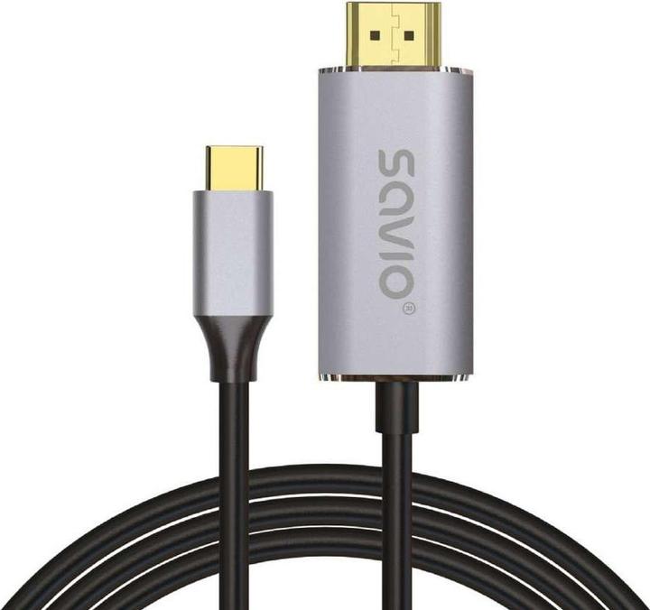 Produktbild Savio USB C — HDMI (Typ A) (1 m, HDMI)