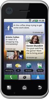 Motorola Backflip - Multilingual QWERTZ - Platinum Silver (256 GB, 3.10", 5 Mpx, 3G)