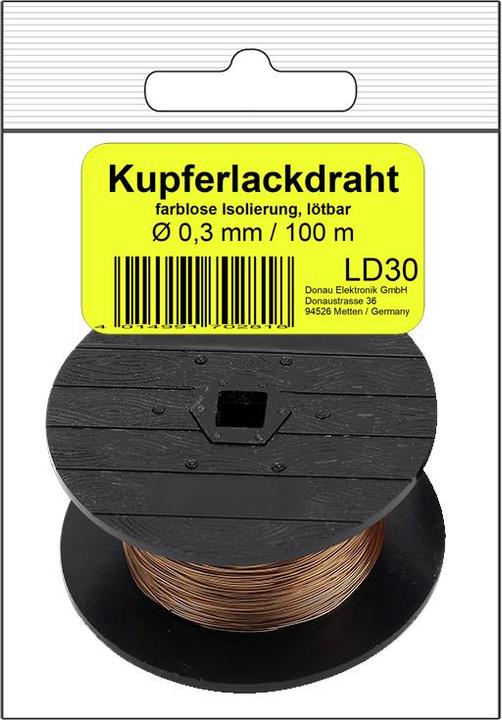 Produktbild Donau Kupfer Lackdraht (100 m)