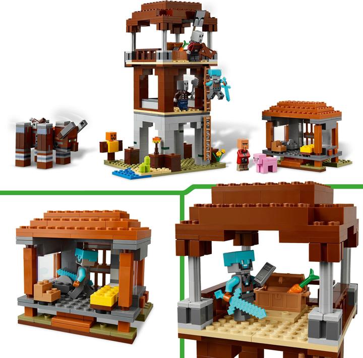 Productafbeelding LEGO Ein Verwüster am Plünderer-Aussenposten (21278, LEGO Minecraft)