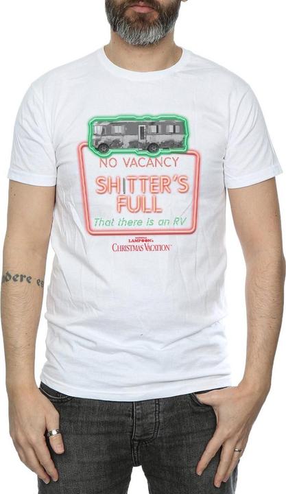 Produktbild National Lampoon´s Vacation National Lampoon's Christmas Vacation Greyscale No Vacancy TShirt (L)