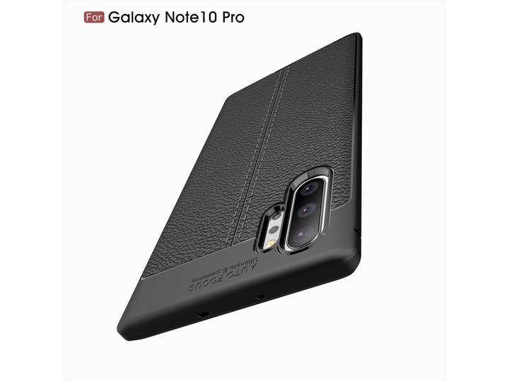 Image du produit Screenguard Samsung Galaxy Note10+ Housse Design en cuir TPU Cover (Samsung Galaxy Note 10+)