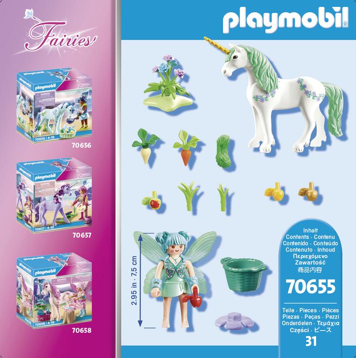 Produktbild Playmobil Einhorn mit Fütter-Fee (70655)