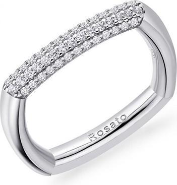 Produktbild Rosato Stylish silver ring with zircons Bianca RZBI31 - Circuit: 52 mm (52)