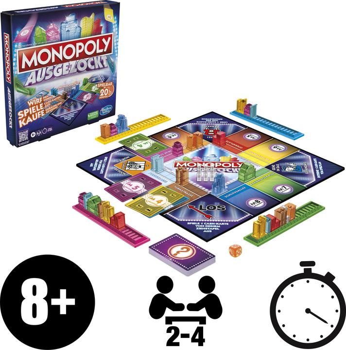 Actual product image Monopoly Ausgezockt Board Game (German)