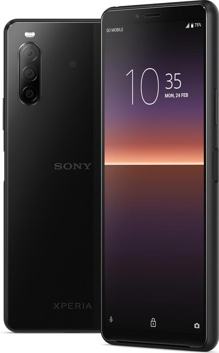Actual product image Sony Xperia 10 II (128 GB, Black, 6", Hybrid Dual SIM, 12 Mpx, 4G)