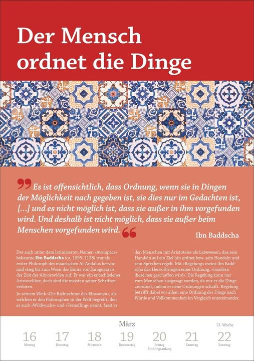Produktbild Harenberg DIE ZEIT Philosophie Wochen-Kulturkalender 2026 - 53 Denkanstösse für 2026 (Deutsch)