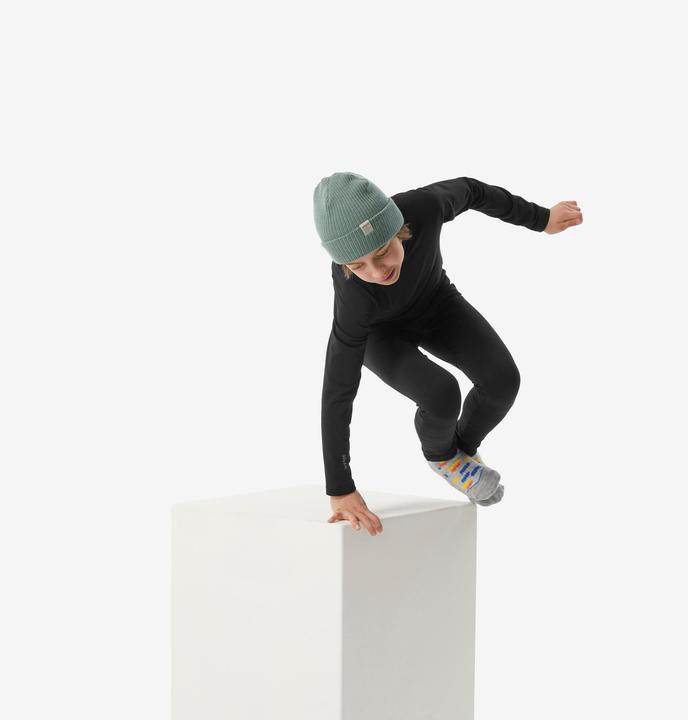 Image du produit Wedze Sous-vêtements de ski fonctionnels enfants - BL 500 noir (146)