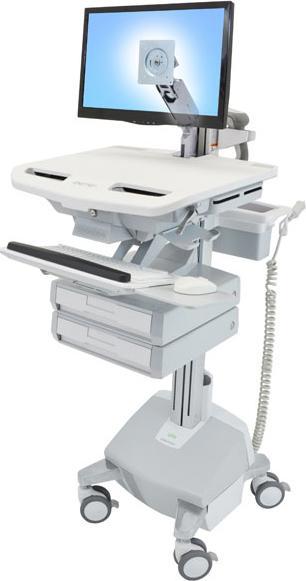 Actual product image Ergotron Trolley for LCD display/keyboard/mouse/CPU/notebook/barcode scanner (open architec