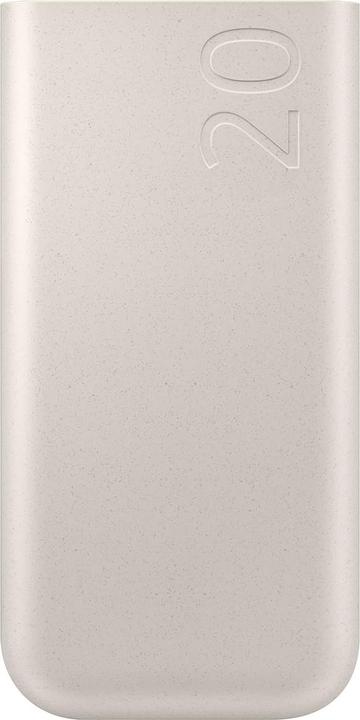 Immagine prodotto Samsung Powerbank EB-P4520XUEGWW 20000 mAh 3x USB-C 45W SFC - beige (20000 mAh, 45 W, 74 Wh)
