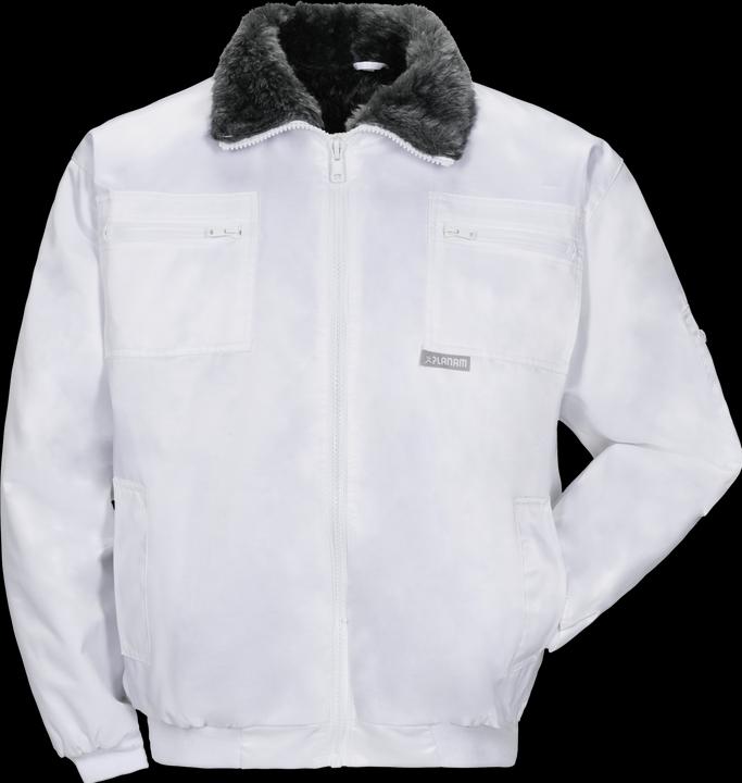 Planam Herren Pilotenjacke GLETSCHER weiss Grösse XL (XL)