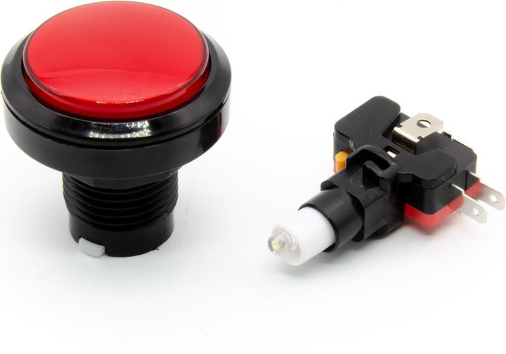 Produktbild Purecrea Arcade Taster Button beleuchtet 45mm - Rot