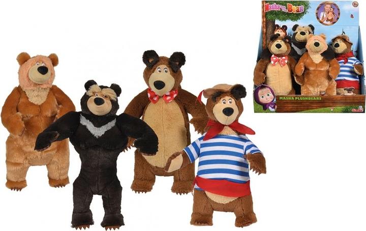 Immagine prodotto Simba Masha orso di peluche, 30cm, 4-sort.