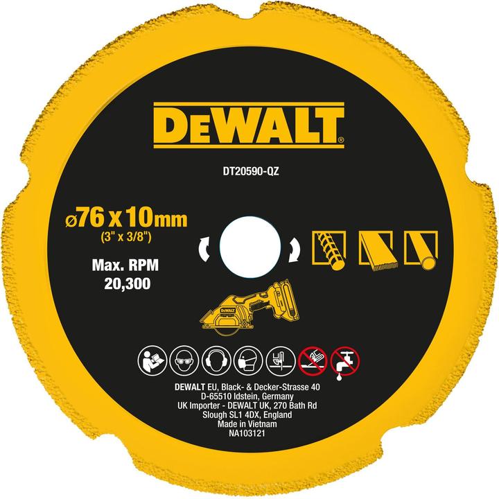 DeWalt Diamond cutting disc