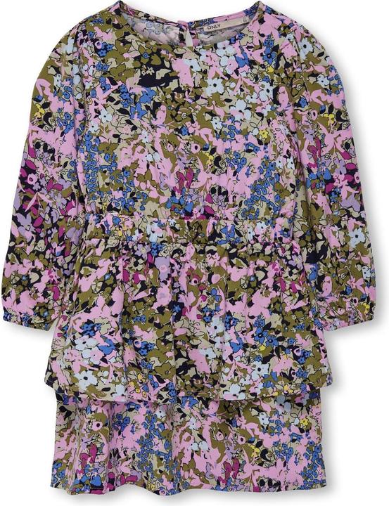 Only Mini Print Kleid mit langen Ärmeln