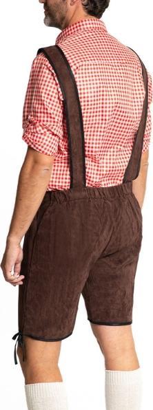 Actual product image PartyChimp Lederhose Johann dark brown short size M (M)