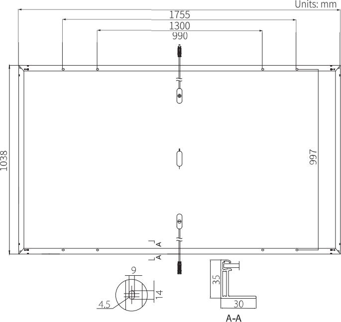 Actual product image Longi Solar LR4-60HPB (360 W, 19.50 kg)