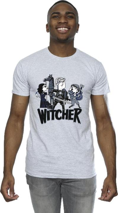 Produktbild Netflix The Witcher Team Illustrated TShirt (S)