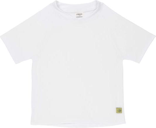 Lässig Kurzarm Badeshirt weiss (62, 68)