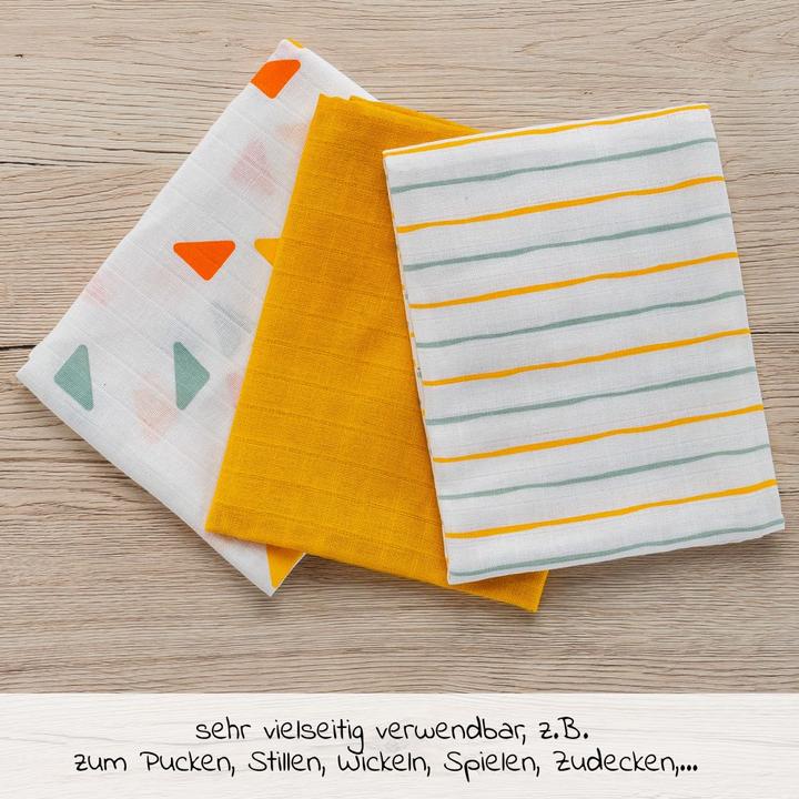 Produktbild La Loona LaLoona Mullwindeln & Mulltücher Mullwindeln / Mulltücher / Spucktücher OEKO-TEX® 3er (70 cm, 70 cm)