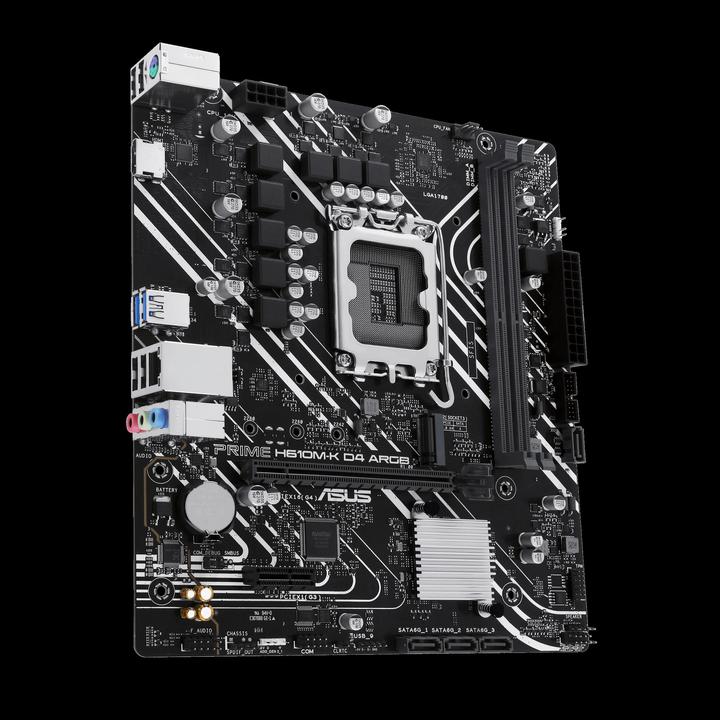Actual product image ASUS PRIME H610M-K D4 ARGB (LGA 1700, Intel H610, mATX)