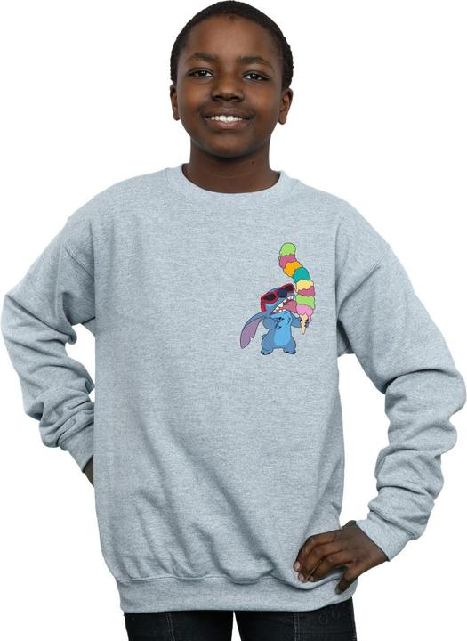 Actual product image Disney Boys Lilo And Stitch Ice Cream Sweatshirt (140, 146)