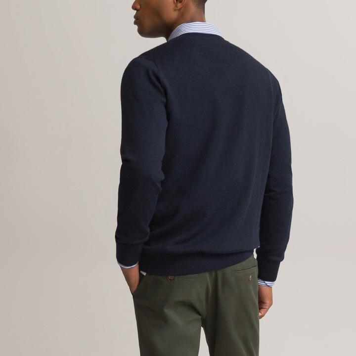 Produktbild La Redoute Collections Pullover mit V-Ausschnitt (XL)