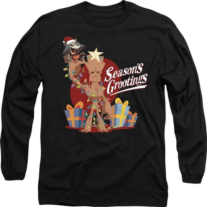 Actual product image Guardians of the Galaxy Unisex Adult Seasons Grootings T-Shirt (XXL)