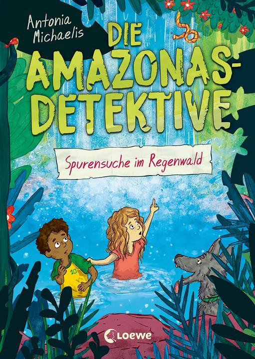 Immagine prodotto Die Amazonas-Detektive (Band 3) - Spurensuche im Regenwald (Tedesco, Kurzi Shortriver, Antonia Michaelis, Libri per bambini Loewe, 2022)