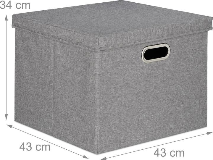 Actual product image Relaxdays Storage box (43 x 43 x 34 cm, 51 l)
