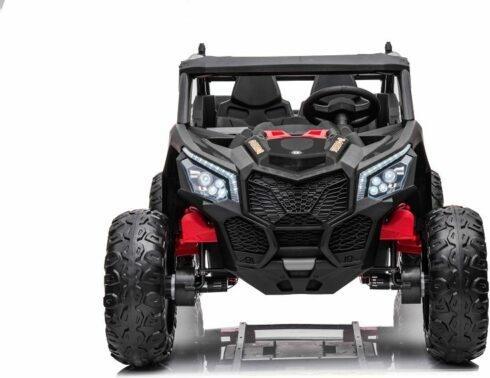 Immagine prodotto Es-toys Kinderfahrzeug schwarz – Elektro Auto „Com 18“ – 24V7A Akku, 4x Motoren - Allrad + 2 Sitzer