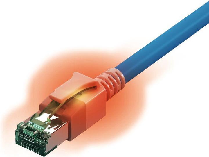Actual product image Sacon Patch cable (PiMF, CAT6a, 3 m)