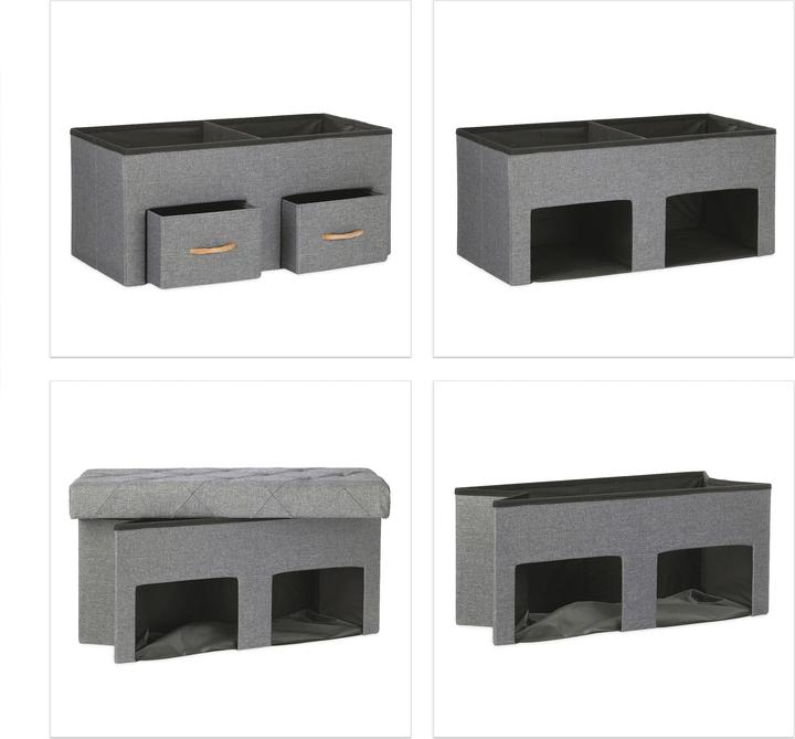 Actual product image Relaxdays Storage Bench (80 cm)