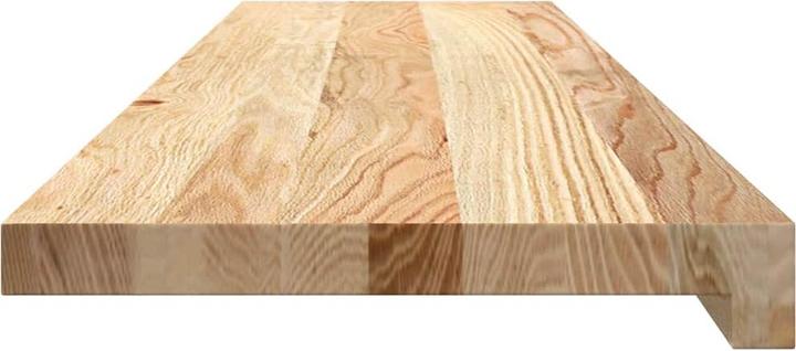 Produktbild VidaXL Treppenstufen 4 Stk. Unbehandelt 100x25x2 cm Massivholz Eiche