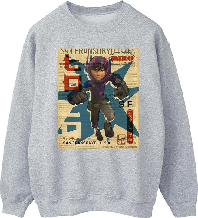 Image du produit Disney - Sweat BIG HERO BAYMAX HIRO NEWSPAPER - Homme (M)