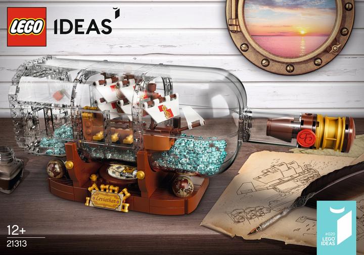 Actual product image LEGO Ideas ship in a bottle (21313, LEGO Ideas, LEGO Rare Sets)