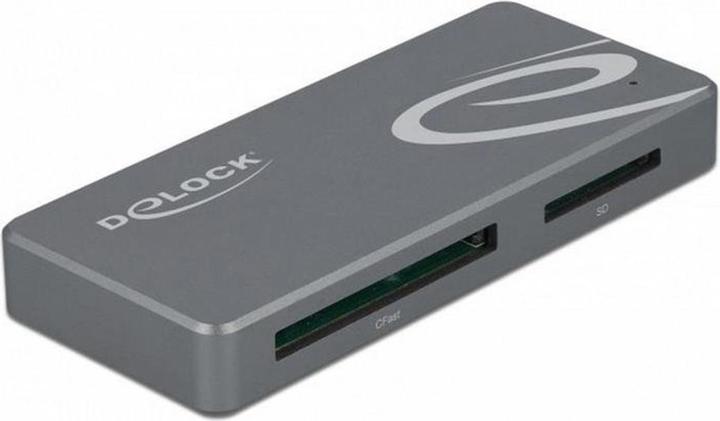 Actual product image Delock Card Reader External 91754 USB-A/C for CF and SD (USB)