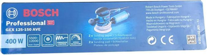 Produktbild Bosch Professional GEX 125-150 AVE Set inkl. L-BOXX (Exzenterschleifer, 400 W)